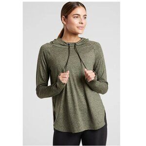 Athleta Uptempo Hoodie Sweatshirt in Green - XL